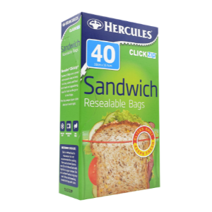 Hercules Sandwich Resealable Bags Product